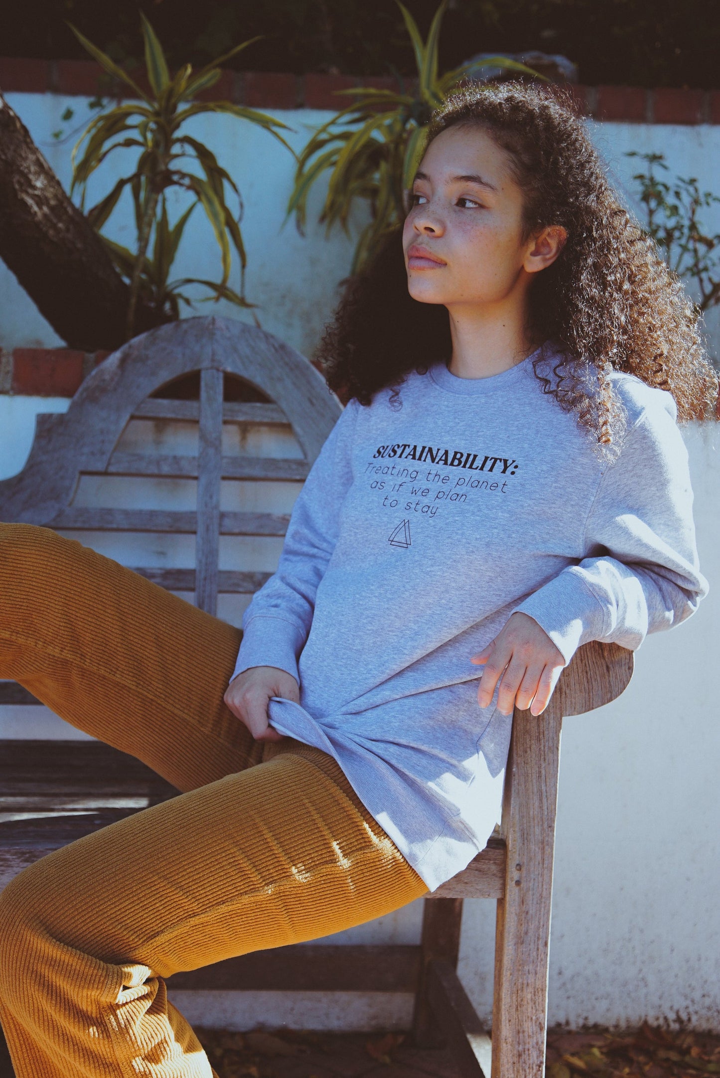 Sustainability Organic Cotton Sweatshirt.