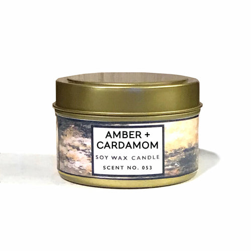Amber + Cardamom Soy Wax Candle