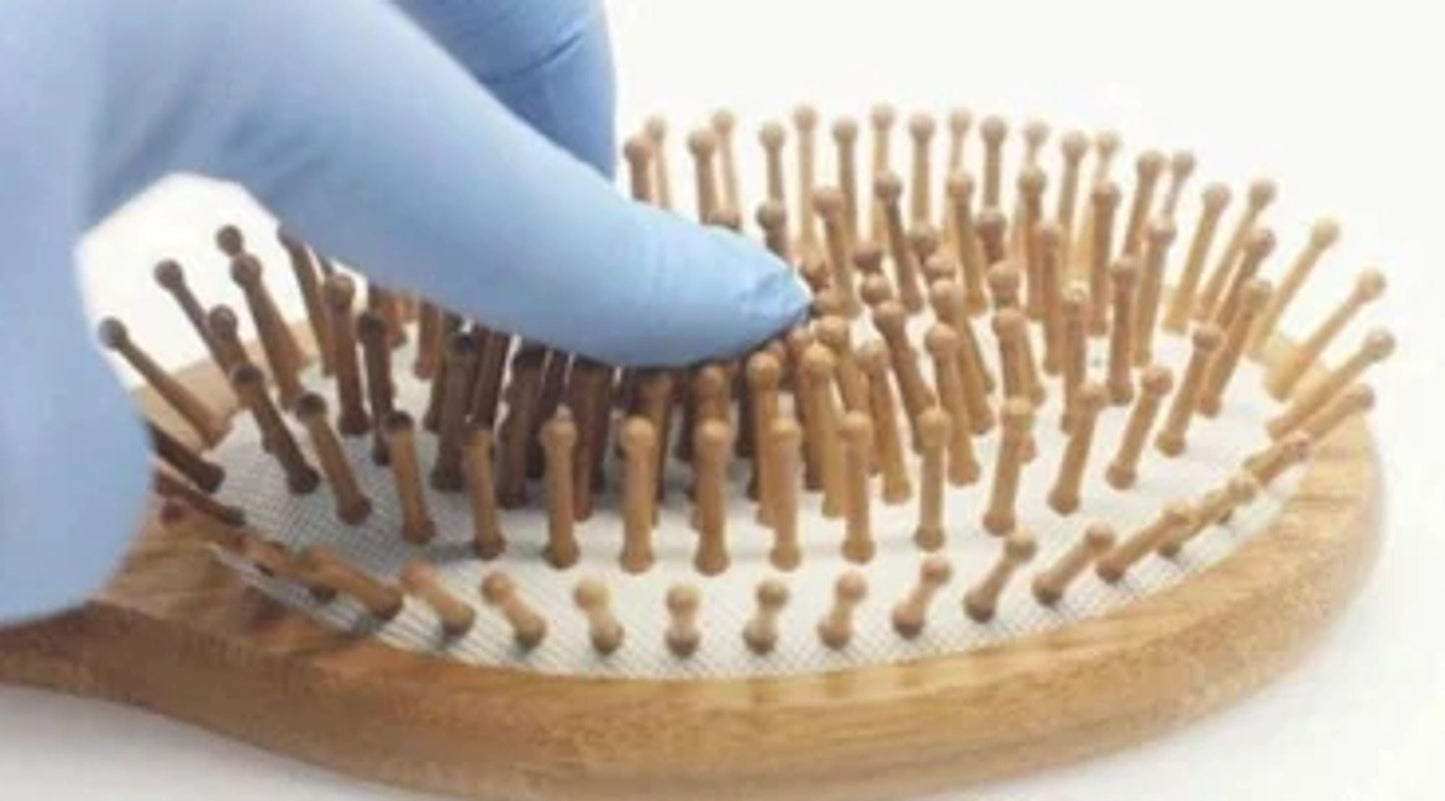 Natural Wooden Detangling Hair Brush.