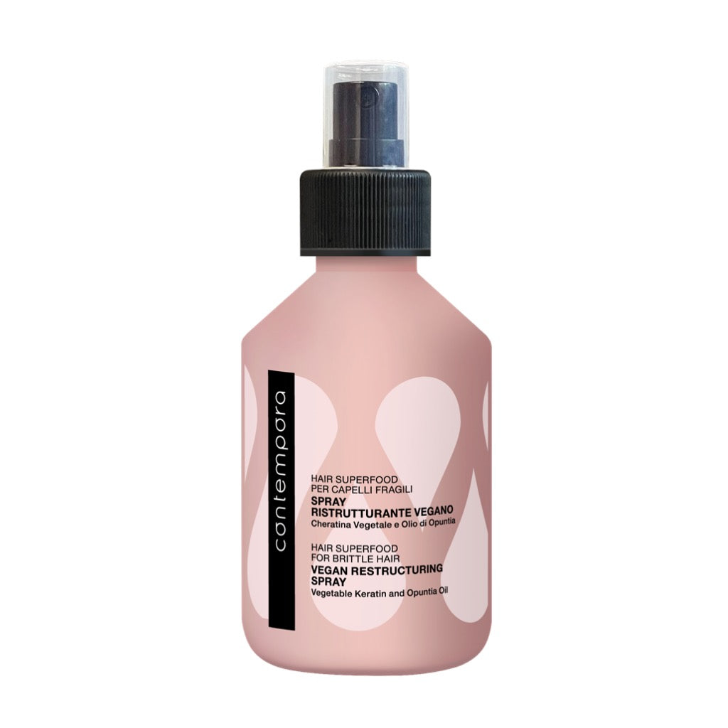 Contempora Hair Superfood Vegan Restructuring Spray (200ml).