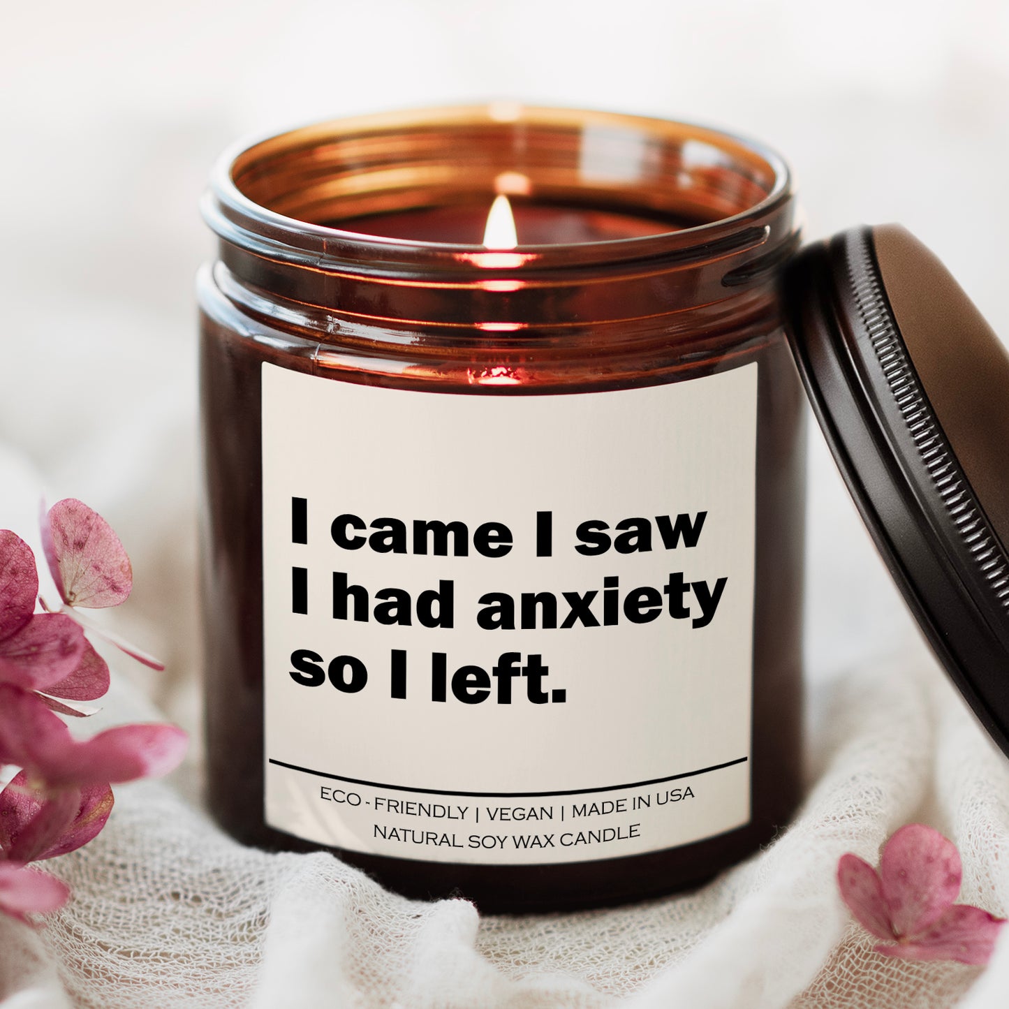 I Came I Saw Candle