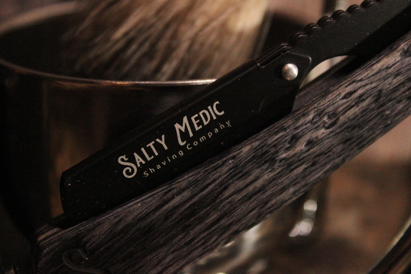 Salty Medic Shave Co Precision Straight Razor.