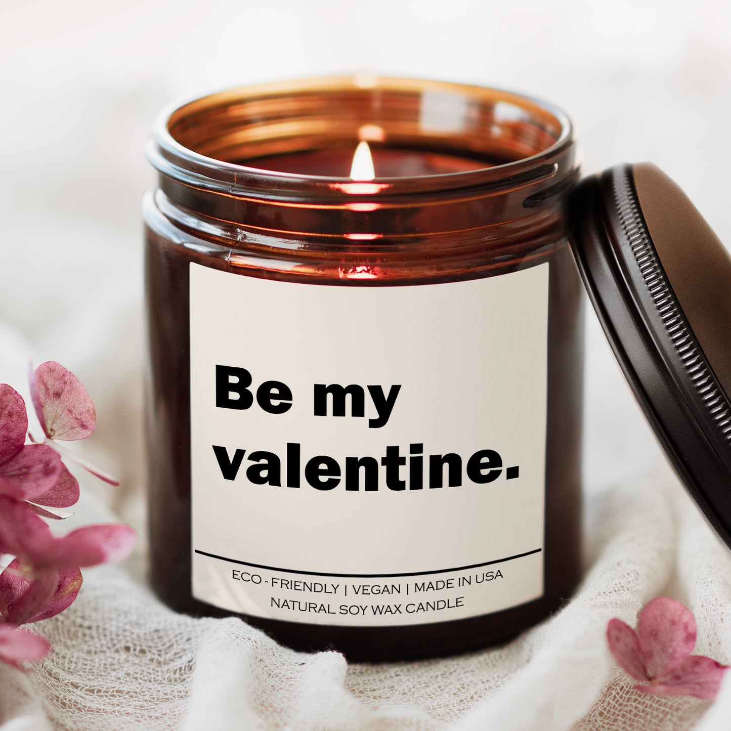 Be My Valentine Candle