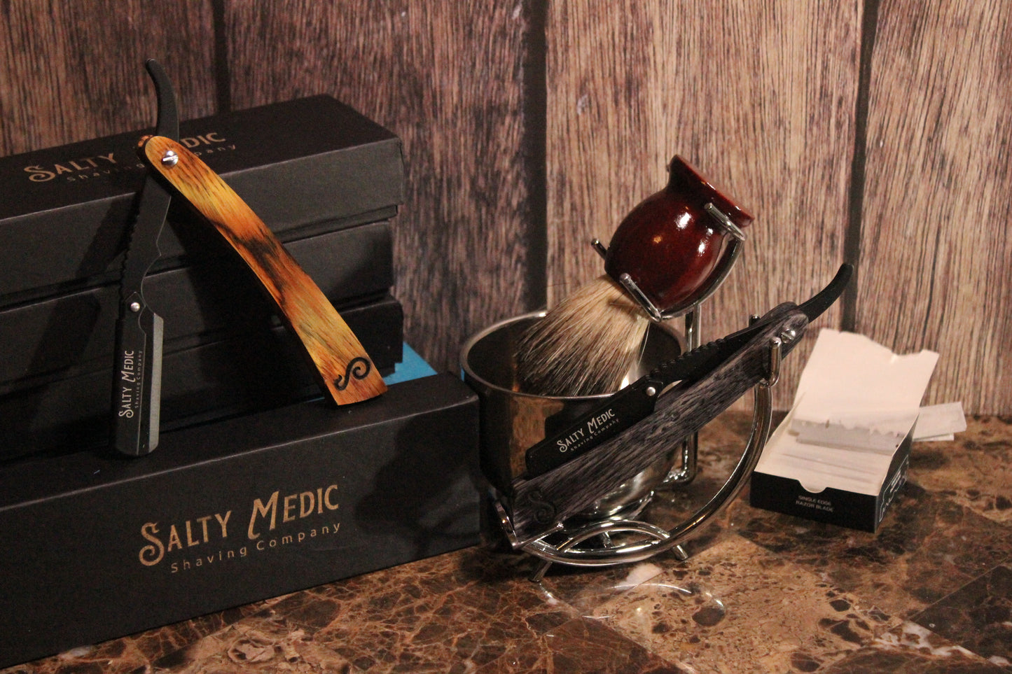 Salty Medic Shave Co Precision Straight Razor.
