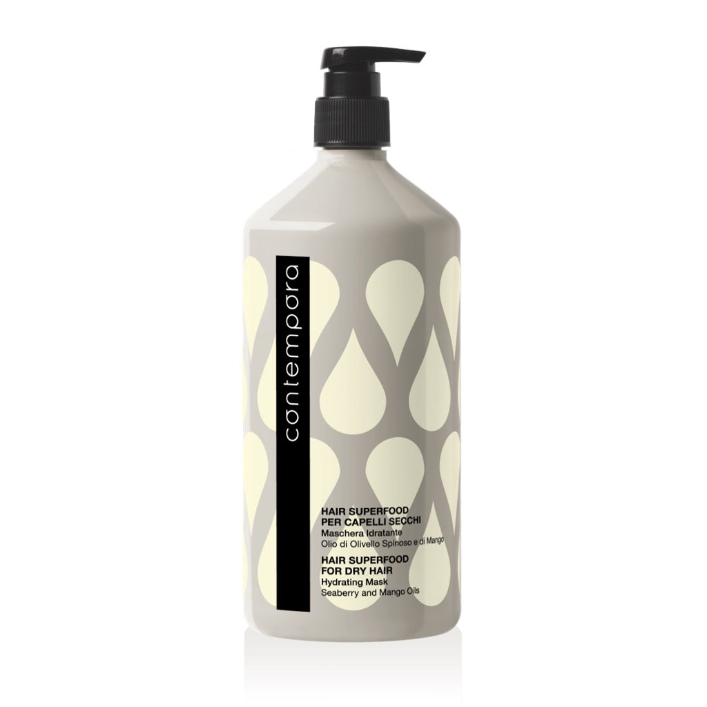 Contempora Hair Superfood Hydrating Mask for Dry Hair.