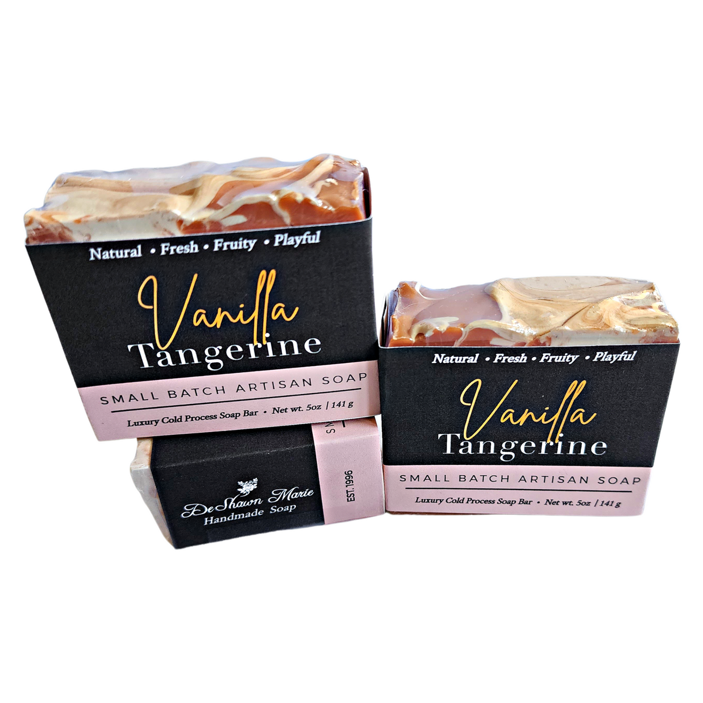 Vanilla Tangerine Cold Process Soap Bar