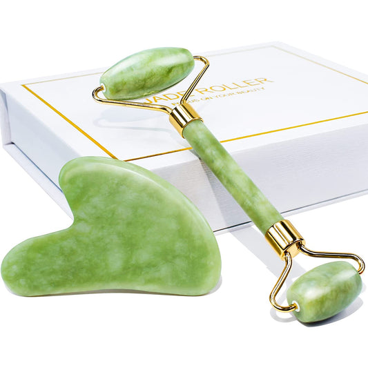 Jade Roller & Gua Sha Gift Set