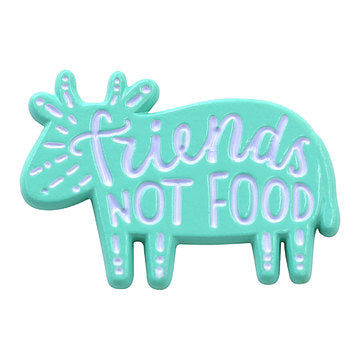 Friends Not Food Enamel Pin