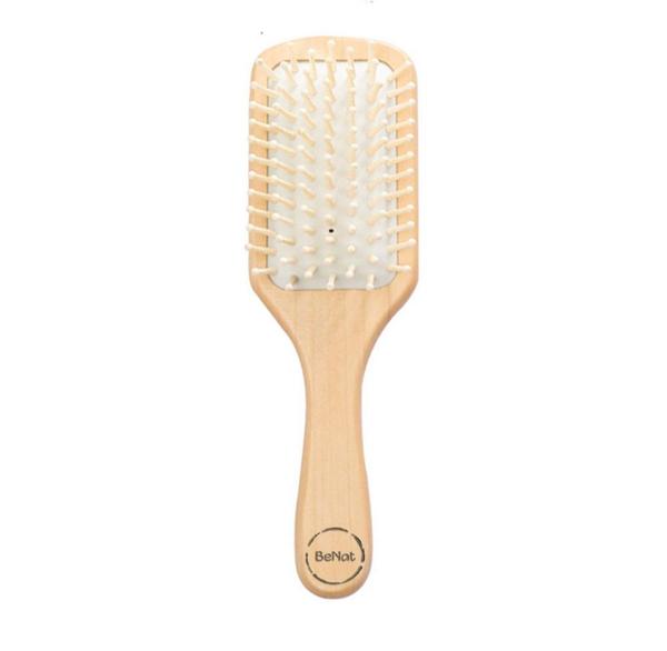 Natural Wooden Detangling Hair Brush.