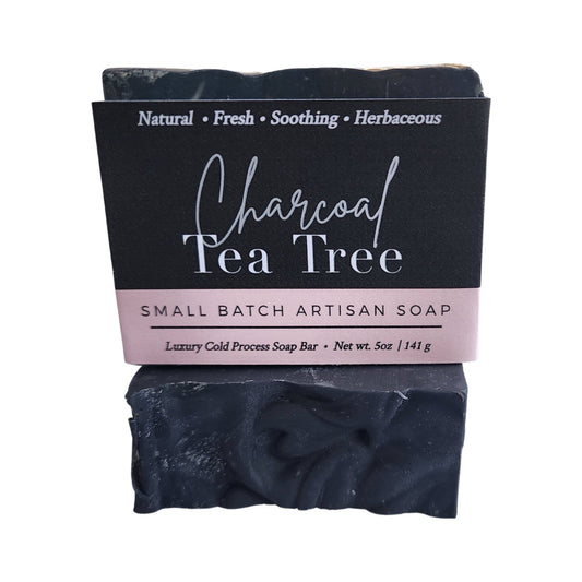 Tea Tree Charcoal Cold Process Soap Bar