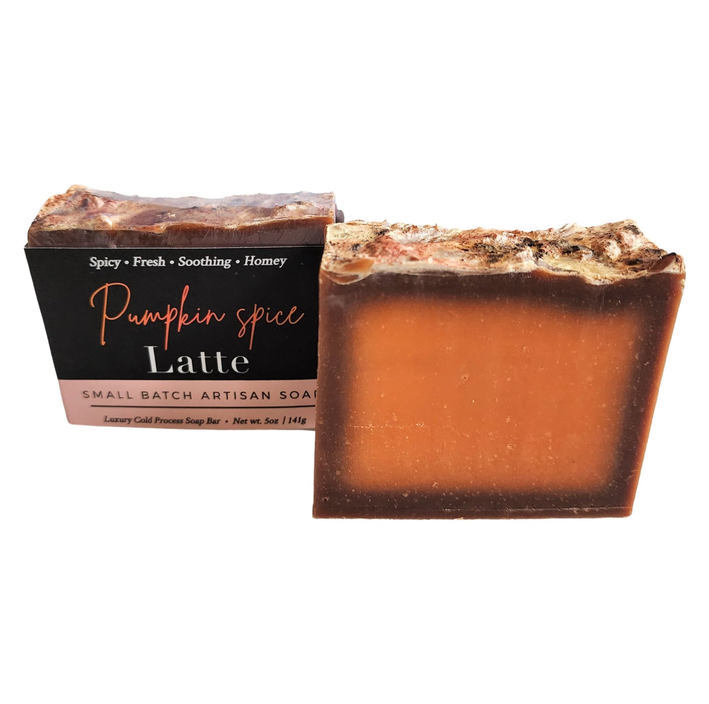 Pumpkin Spice Latte Cold Process Soap Bar