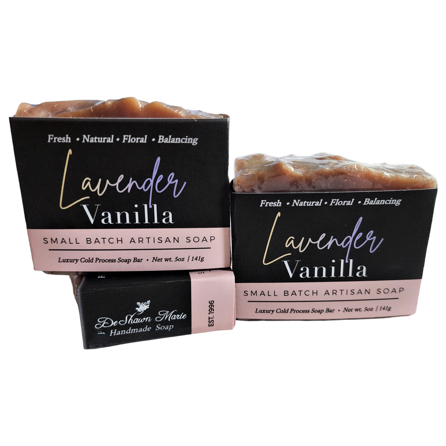 Lavender Vanilla Cold Process Soap Bar