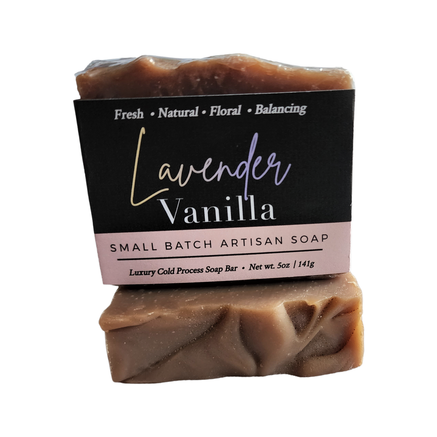 Lavender Vanilla Cold Process Soap Bar