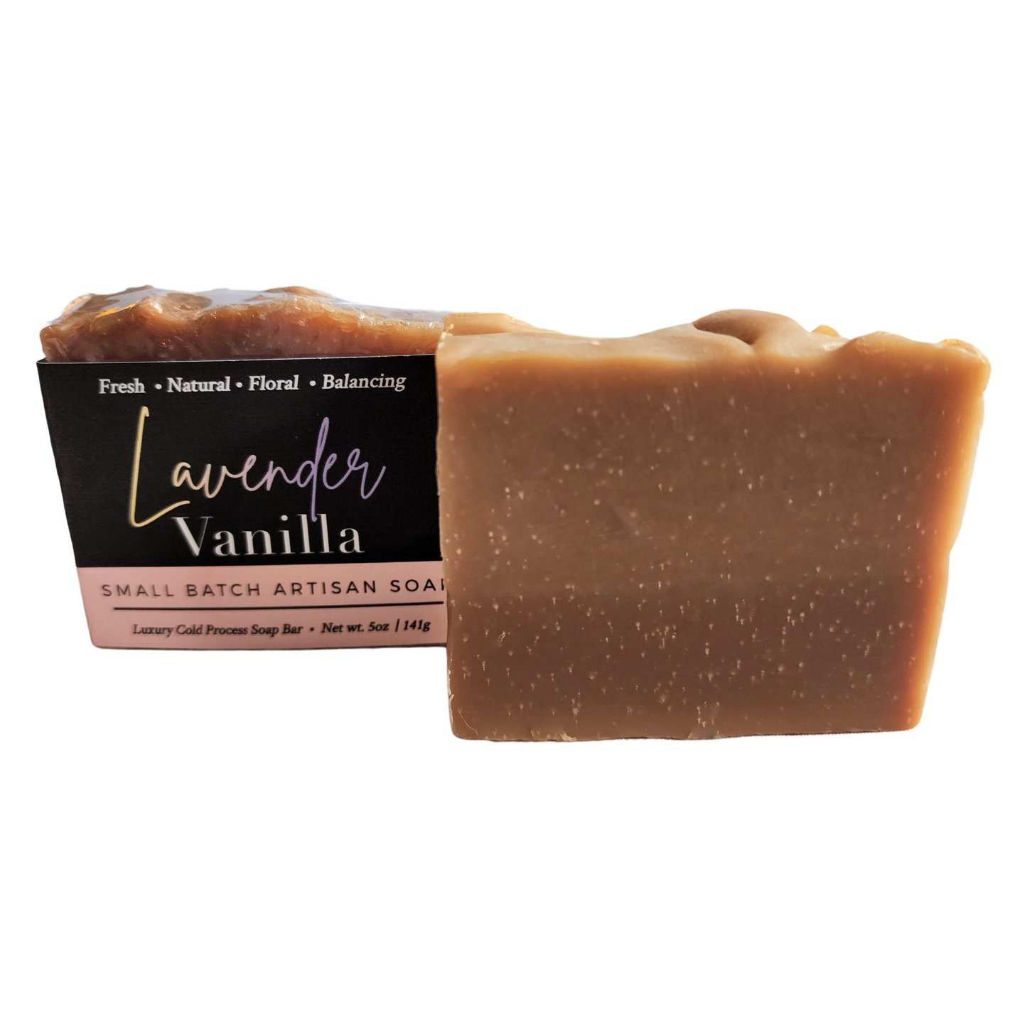 Lavender Vanilla Cold Process Soap Bar